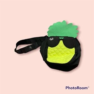 PINK Pineapple Crossbody Bag with Sunglasses